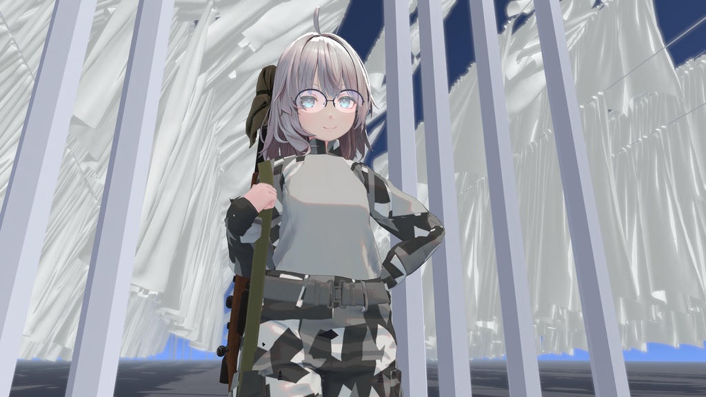 【6/8まで公開】無料 FLASTORE Combat Uniform 用スプリンター(スプリッター)迷彩風テクスチャ