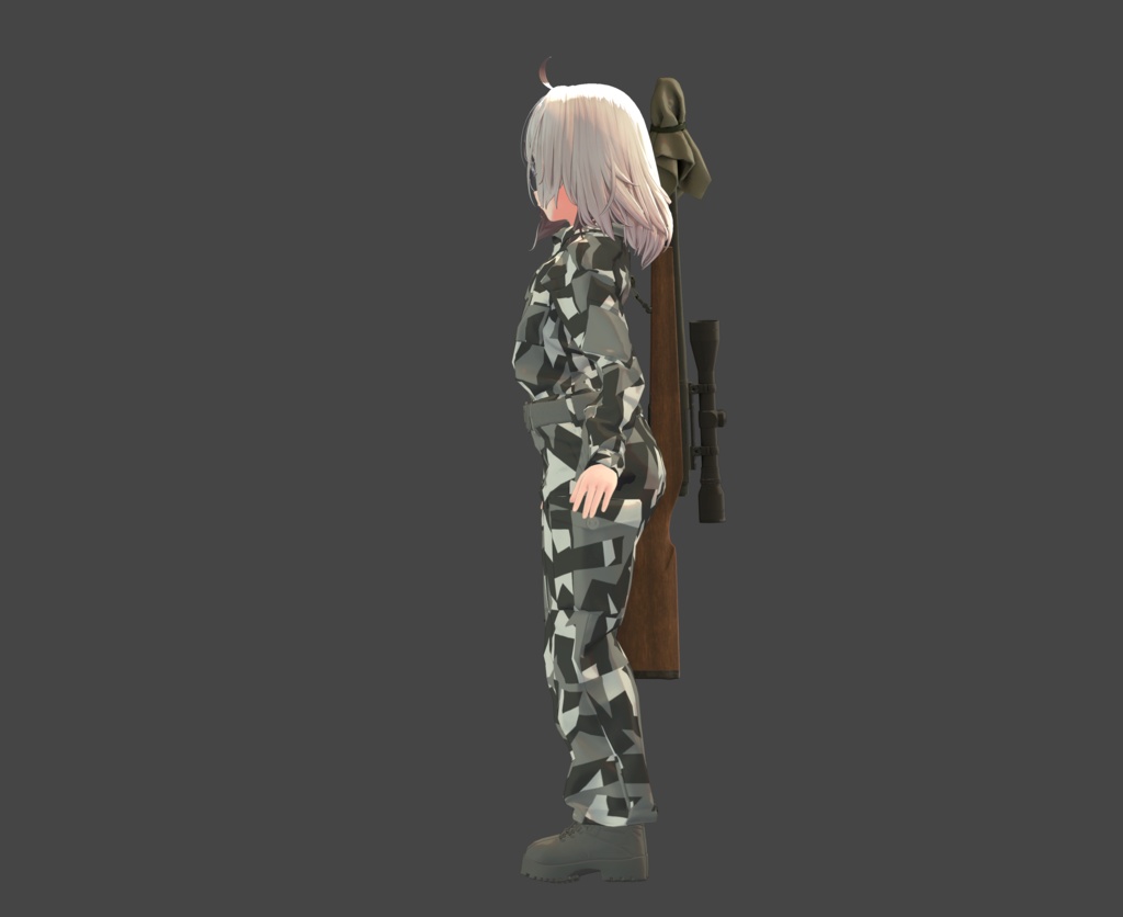 【6/8まで公開】無料 FLASTORE Combat Uniform 用スプリンター(スプリッター)迷彩風テクスチャ