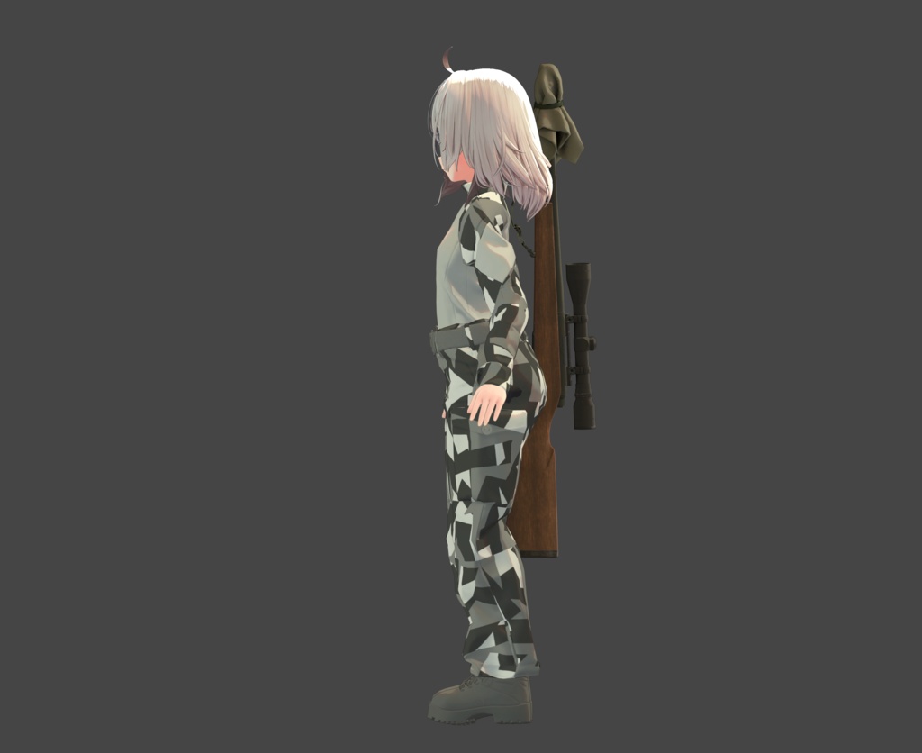 【6/8まで公開】無料 FLASTORE Combat Uniform 用スプリンター(スプリッター)迷彩風テクスチャ