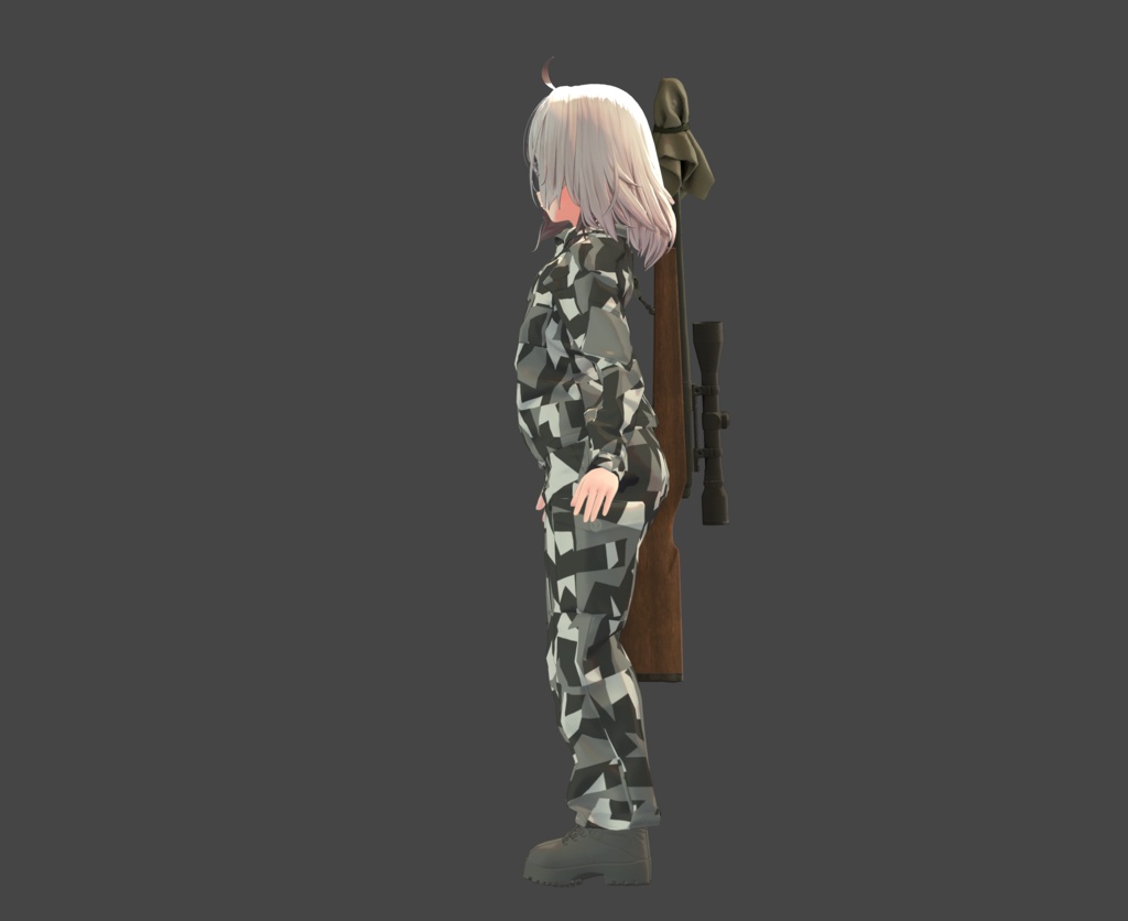 【6/8まで公開】無料 FLASTORE Combat Uniform 用スプリンター(スプリッター)迷彩風テクスチャ