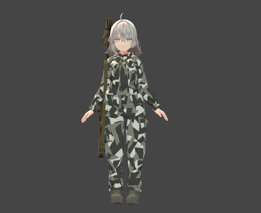 【6/8まで公開】無料 FLASTORE Combat Uniform 用スプリンター(スプリッター)迷彩風テクスチャ
