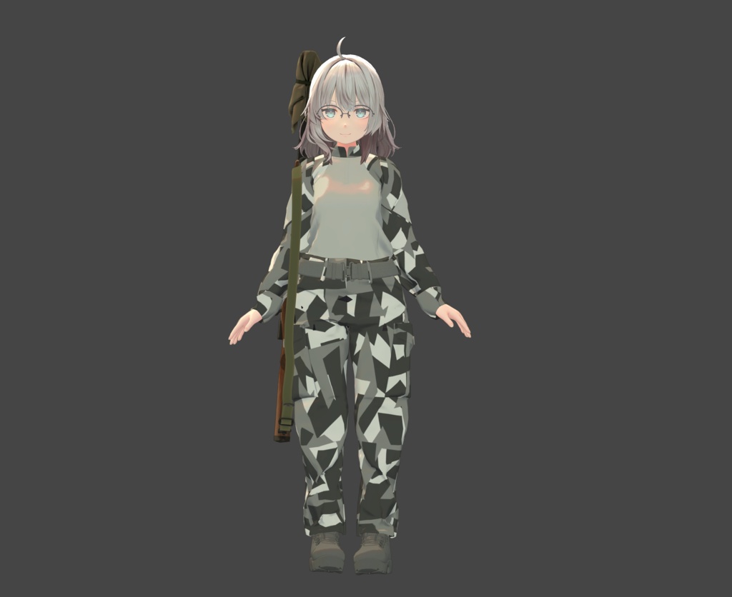 【6/8まで公開】無料 FLASTORE Combat Uniform 用スプリンター(スプリッター)迷彩風テクスチャ