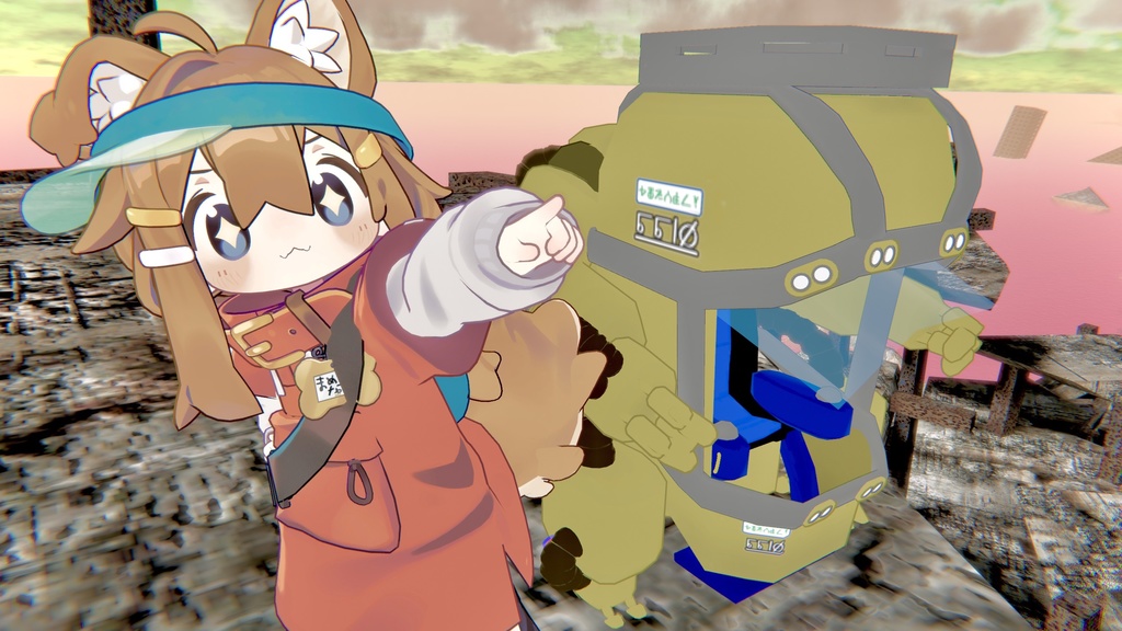 【1200+スキありがとう! 11/26~11/30まで750円OFF!】オーバーテック・パワーメイト のりものギミック 異星の謎技術で駆動する一人乗り作業機体 MA対応 キプフェル、まめひなた、まめふれんず、クララ、コロネ、アズキ、デルタフレア、スノーハヴォック、Nemo、エク、しなの、マヌカ、桔梗等42アバター確認 MA対応 AudioLink対応