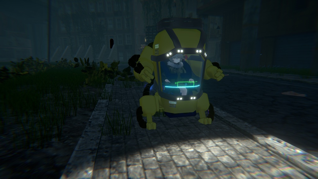 【1200+スキありがとう! 11/26~11/30まで750円OFF!】オーバーテック・パワーメイト のりものギミック 異星の謎技術で駆動する一人乗り作業機体 MA対応 キプフェル、まめひなた、まめふれんず、クララ、コロネ、アズキ、デルタフレア、スノーハヴォック、Nemo、エク、しなの、マヌカ、桔梗等42アバター確認 MA対応 AudioLink対応