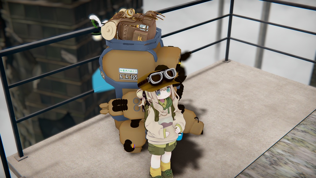 【1200+スキありがとう! 11/26~11/30まで750円OFF!】オーバーテック・パワーメイト のりものギミック 異星の謎技術で駆動する一人乗り作業機体 MA対応 キプフェル、まめひなた、まめふれんず、クララ、コロネ、アズキ、デルタフレア、スノーハヴォック、Nemo、エク、しなの、マヌカ、桔梗等42アバター確認 MA対応 AudioLink対応