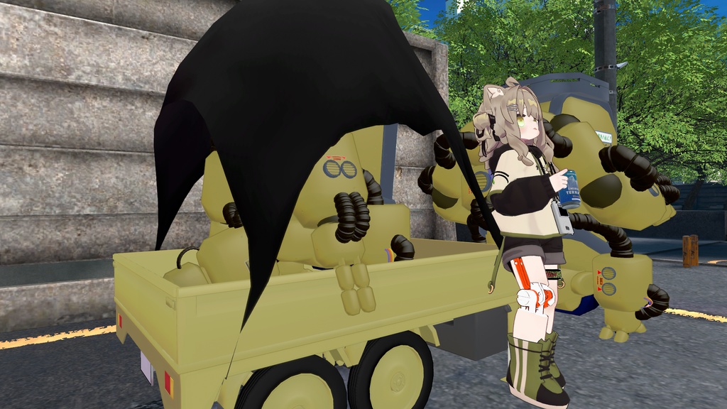 【1200+スキありがとう! 11/26~11/30まで750円OFF!】オーバーテック・パワーメイト のりものギミック 異星の謎技術で駆動する一人乗り作業機体 MA対応 キプフェル、まめひなた、まめふれんず、クララ、コロネ、アズキ、デルタフレア、スノーハヴォック、Nemo、エク、しなの、マヌカ、桔梗等42アバター確認 MA対応 AudioLink対応