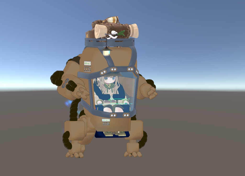 【1200+スキありがとう! 11/26~11/30まで750円OFF!】オーバーテック・パワーメイト のりものギミック 異星の謎技術で駆動する一人乗り作業機体 MA対応 キプフェル、まめひなた、まめふれんず、クララ、コロネ、アズキ、デルタフレア、スノーハヴォック、Nemo、エク、しなの、マヌカ、桔梗等42アバター確認 MA対応 AudioLink対応