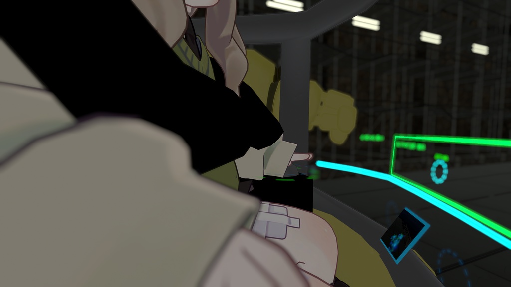 【販売準備中】オーバーテック・パワーメイト のりものギミック 異星の謎技術で駆動する一人乗り作業機体 MA対応 キプフェル、まめフレンズ対応 他アバターも対応予定