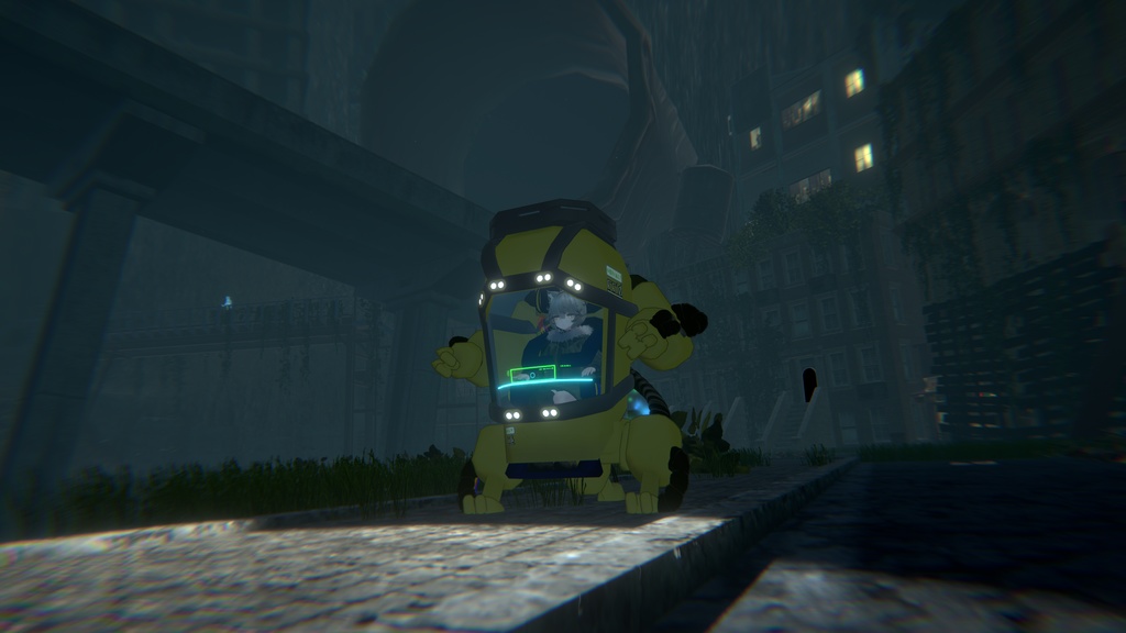 【1200+スキありがとう! 11/26~11/30まで750円OFF!】オーバーテック・パワーメイト のりものギミック 異星の謎技術で駆動する一人乗り作業機体 MA対応 キプフェル、まめひなた、まめふれんず、クララ、コロネ、アズキ、デルタフレア、スノーハヴォック、Nemo、エク、しなの、マヌカ、桔梗等42アバター確認 MA対応 AudioLink対応