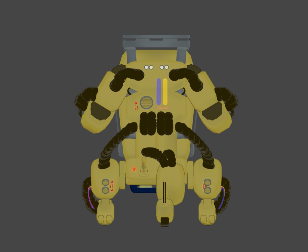 【1200+スキありがとう! 11/26~11/30まで750円OFF!】オーバーテック・パワーメイト のりものギミック 異星の謎技術で駆動する一人乗り作業機体 MA対応 キプフェル、まめひなた、まめふれんず、クララ、コロネ、アズキ、デルタフレア、スノーハヴォック、Nemo、エク、しなの、マヌカ、桔梗等42アバター確認 MA対応 AudioLink対応