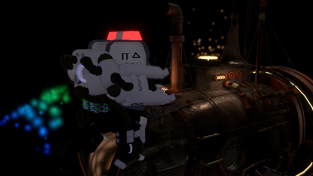 【リリース記念 11/23~11/30まで期間限定半額!】「パトメイト」オーバーテック・パワーメイトに警察車両っぽい装備を追加する拡張キット MA対応