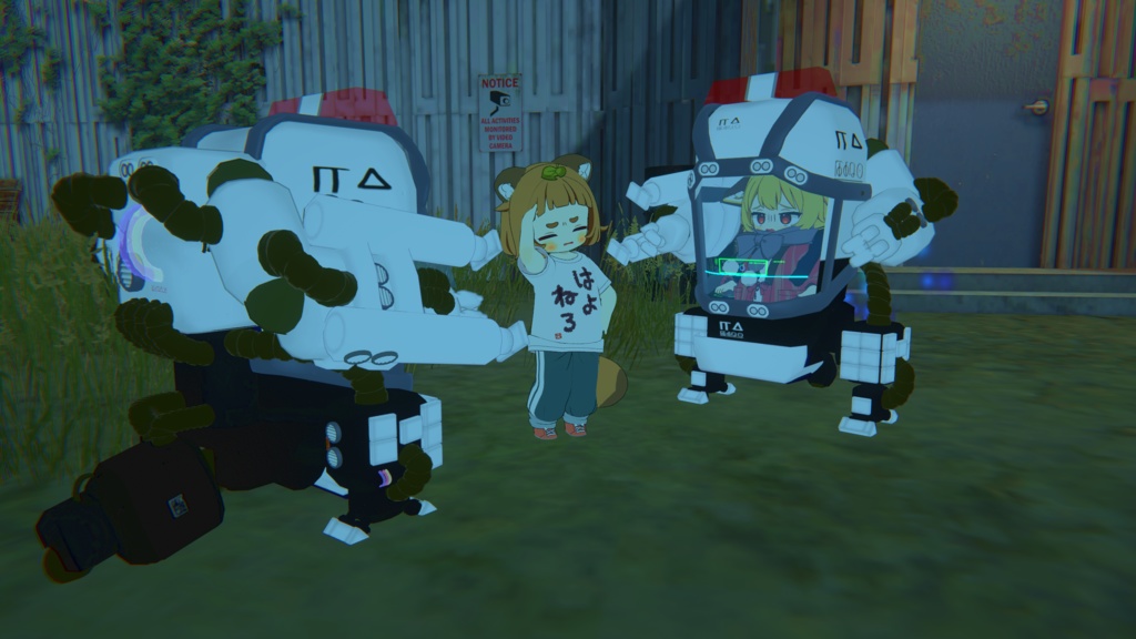 【リリース記念 11/23~11/30まで期間限定半額!】「パトメイト」オーバーテック・パワーメイトに警察車両っぽい装備を追加する拡張キット MA対応