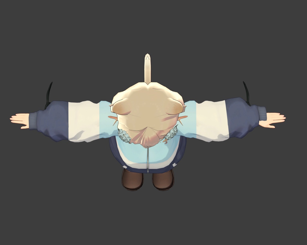 【無料】モニカ用「アプデ前に体操服のジャージの袖を修正したい人用」