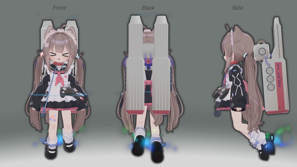 【リリース記念半額 600円 7/5まで】拡張マヌーバユニットギミック 「EMU DRAGoon - ドラグーン -」 リュミイ、ひかるん、キプフェル、まめふれんず対応 MA、AudioLink対応