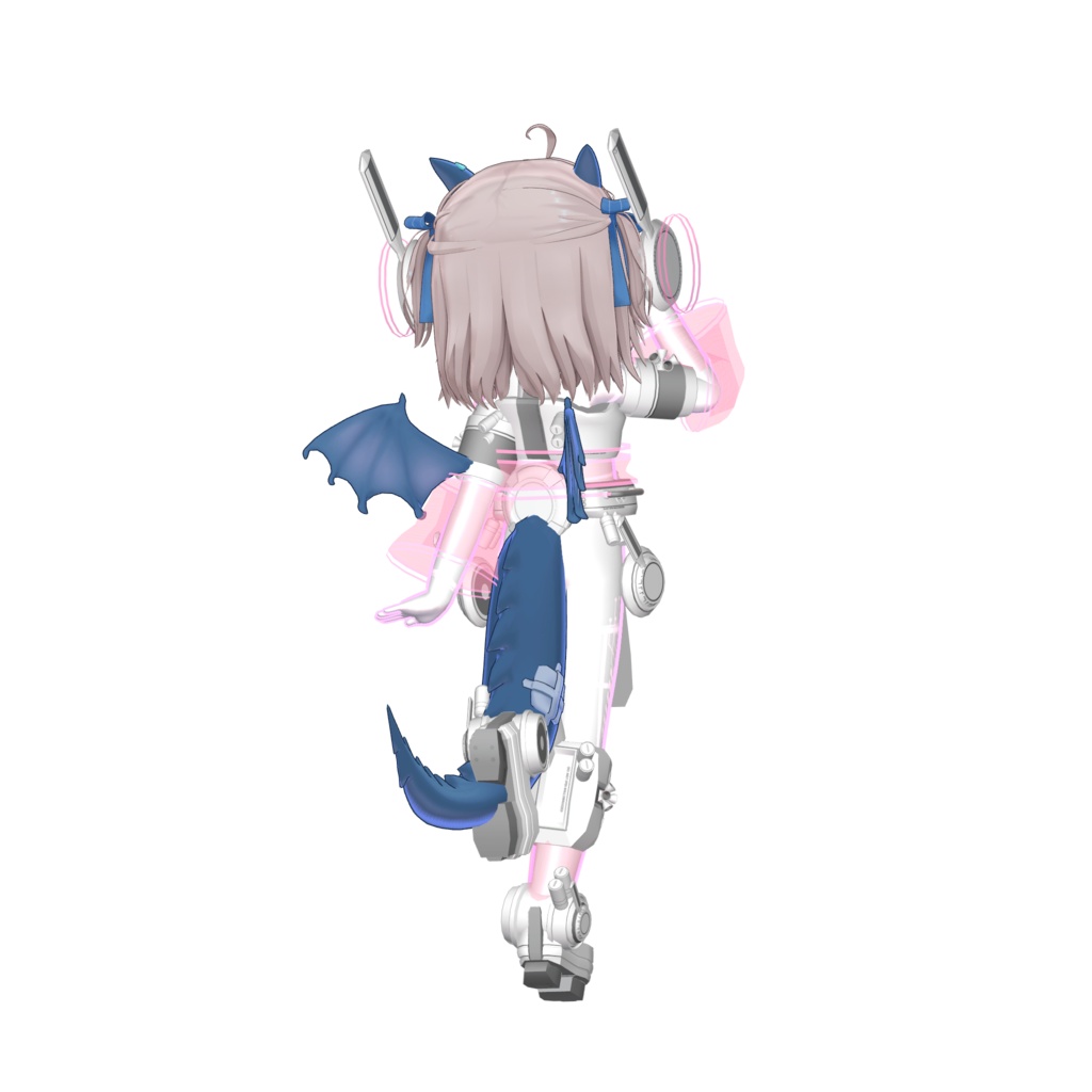 【リリース記念半額1,750円 ~8/16まで】VRChat アバター 「汎用アシスタント ミーコ = GPA M.E.C.O. =」 3アバター対応衣装プレハブ特典付き