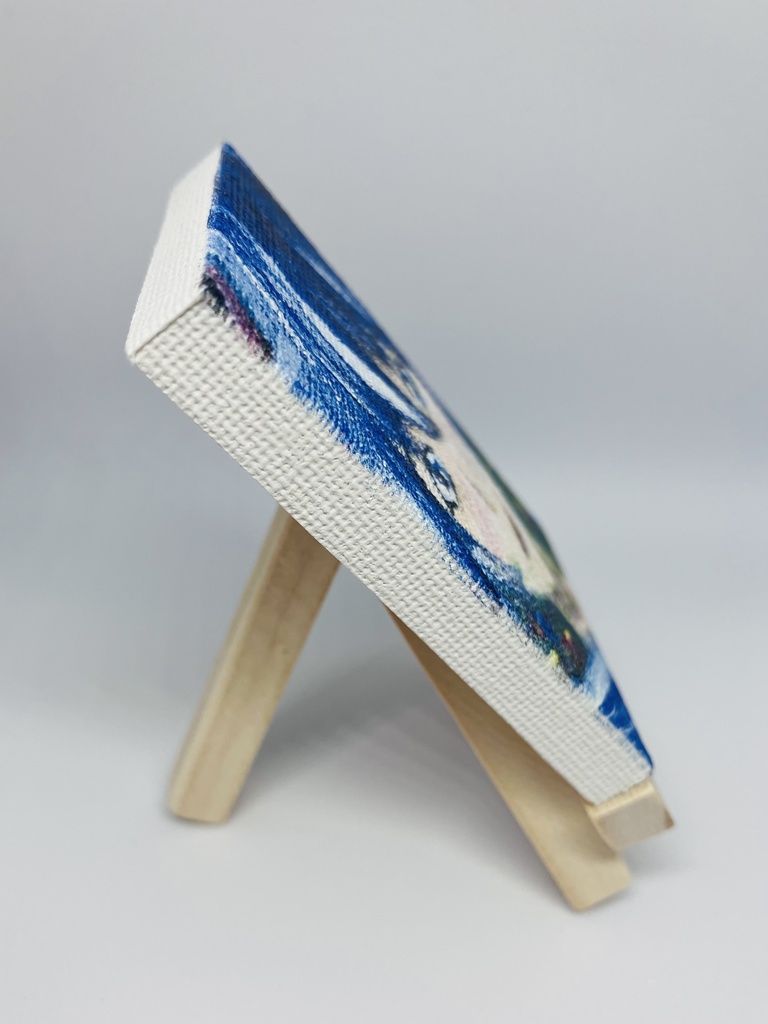 【残り2点】ミニキャンバス『海の残骸』