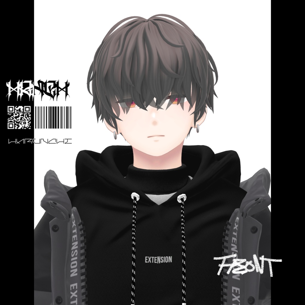 twist perm【VRC想定hair】