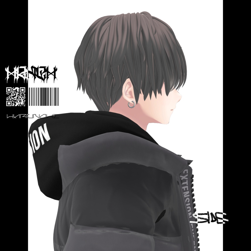 twist perm【VRC想定hair】