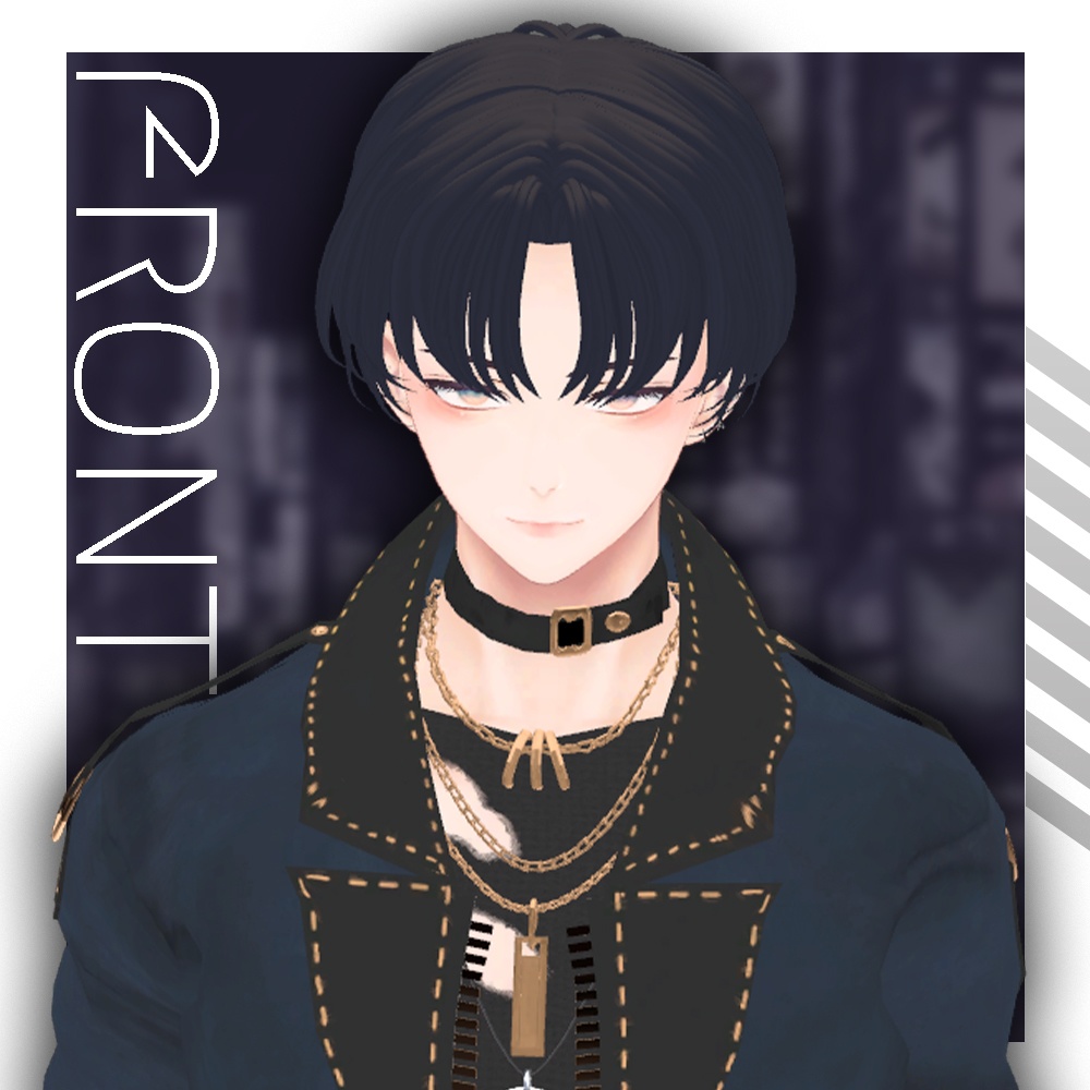 center Mash Wolf【VRC想定hair】