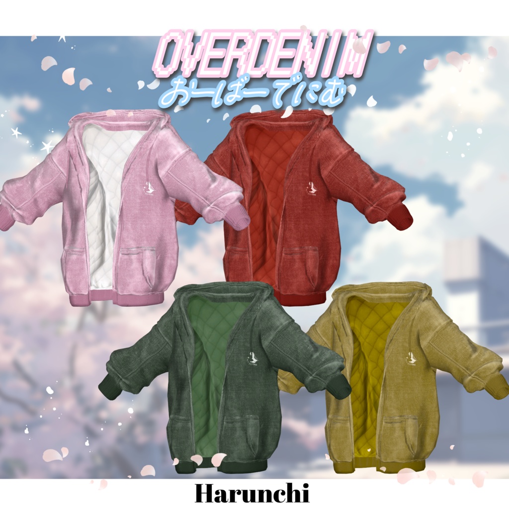 OVER DENIM  【6アバター、+Head 対応】