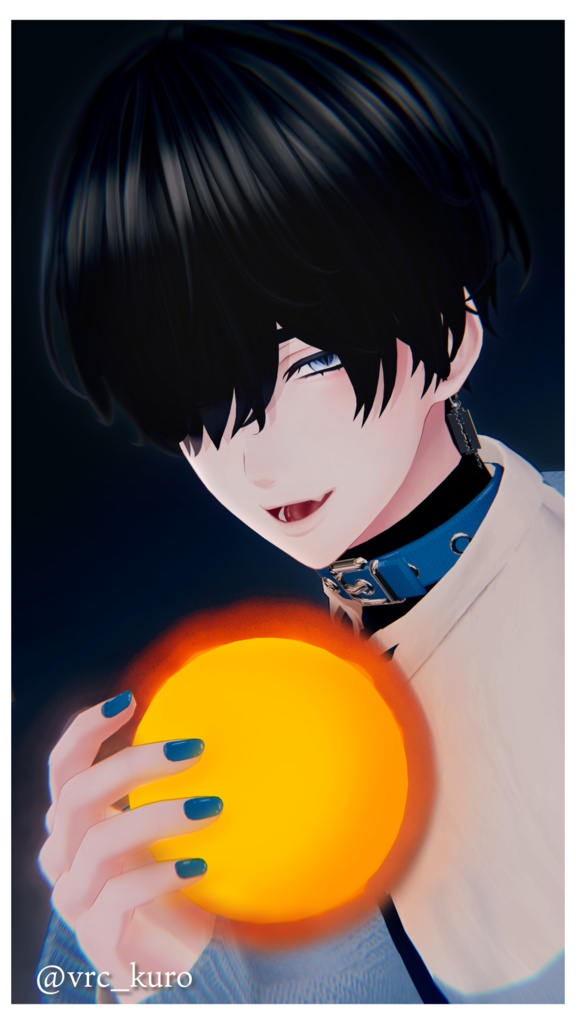 メカクレキザヘア 【VRC想定hair】