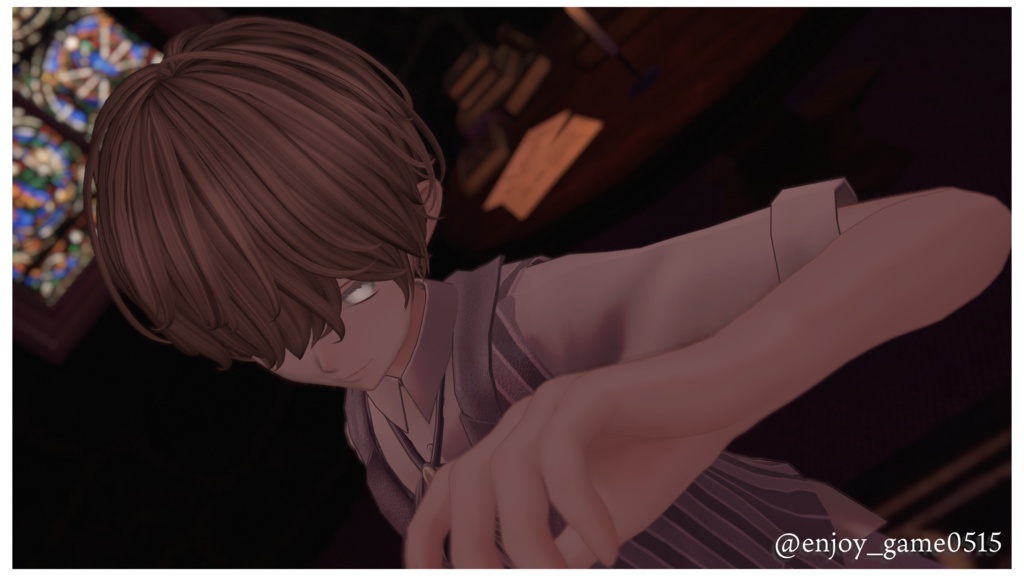 メカクレキザヘア 【VRC想定hair】