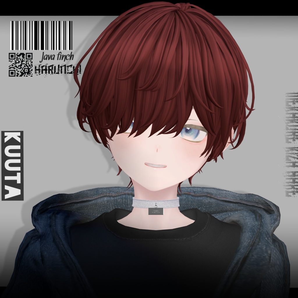 メカクレキザヘア 【VRC想定hair】