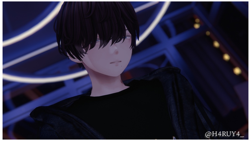 メカクレキザヘア 【VRC想定hair】