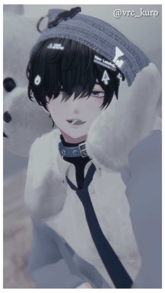 メカクレキザヘア 【VRC想定hair】