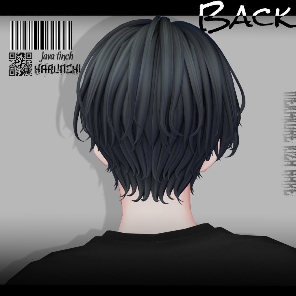 メカクレキザヘア 【VRC想定hair】