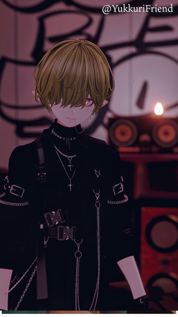 メカクレキザヘア 【VRC想定hair】