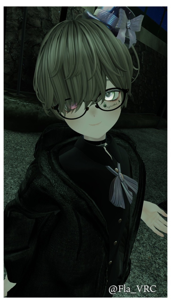 メカクレキザヘア 【VRC想定hair】