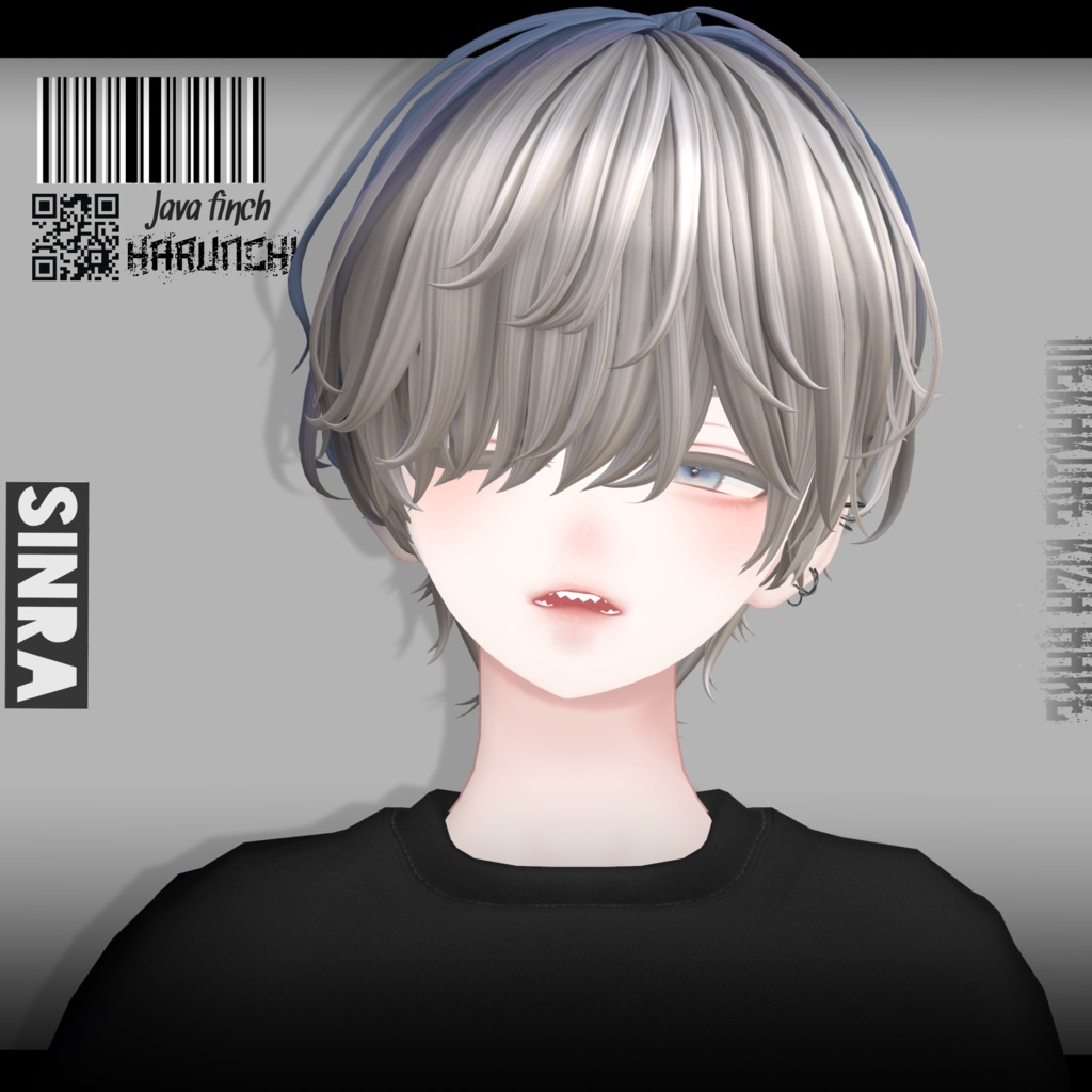 メカクレキザヘア 【VRC想定hair】