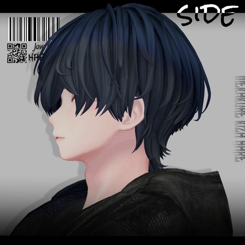 メカクレキザヘア 【VRC想定hair】