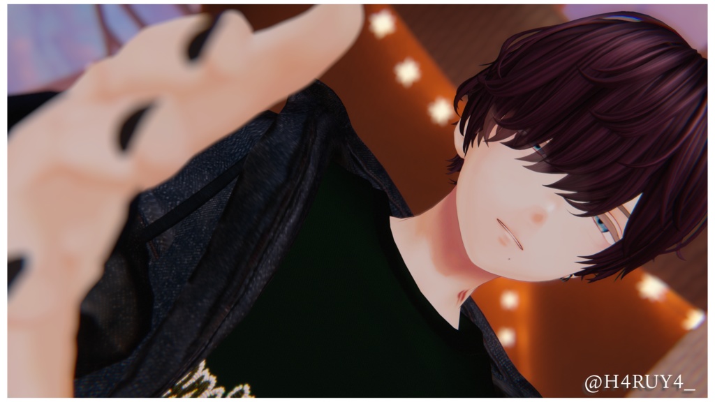 メカクレキザヘア 【VRC想定hair】