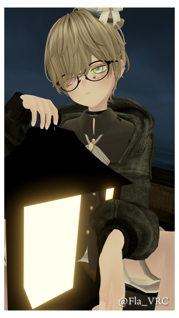 メカクレキザヘア 【VRC想定hair】