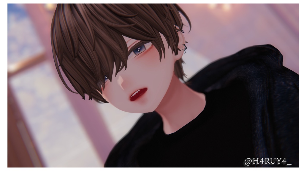 メカクレキザヘア 【VRC想定hair】