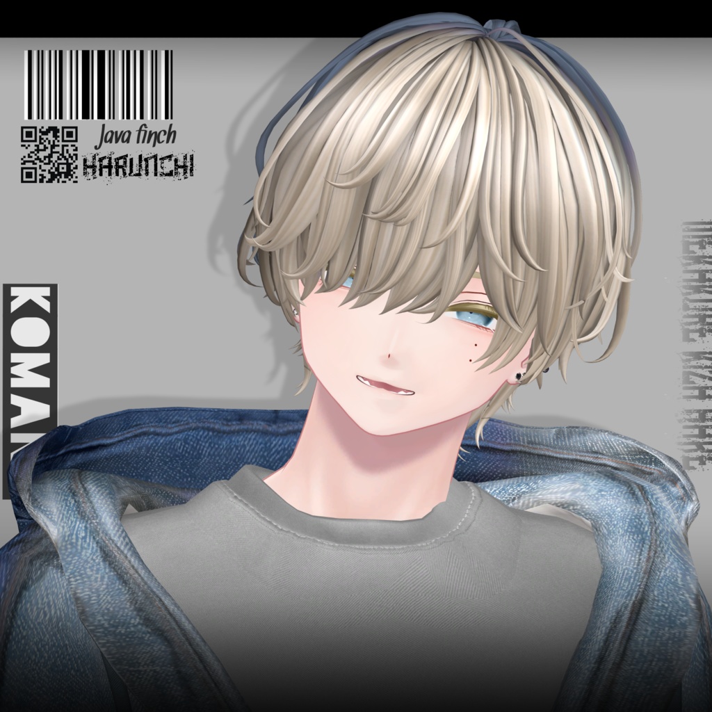 メカクレキザヘア 【VRC想定hair】