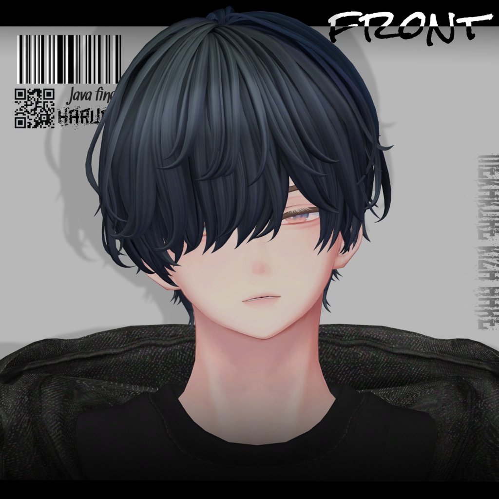 メカクレキザヘア 【VRC想定hair】