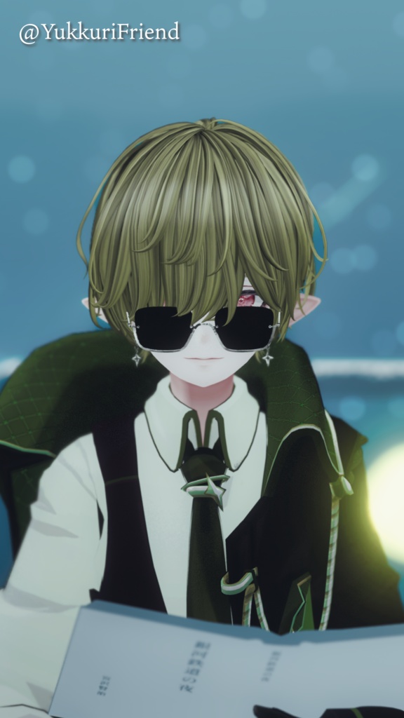 メカクレキザヘア 【VRC想定hair】