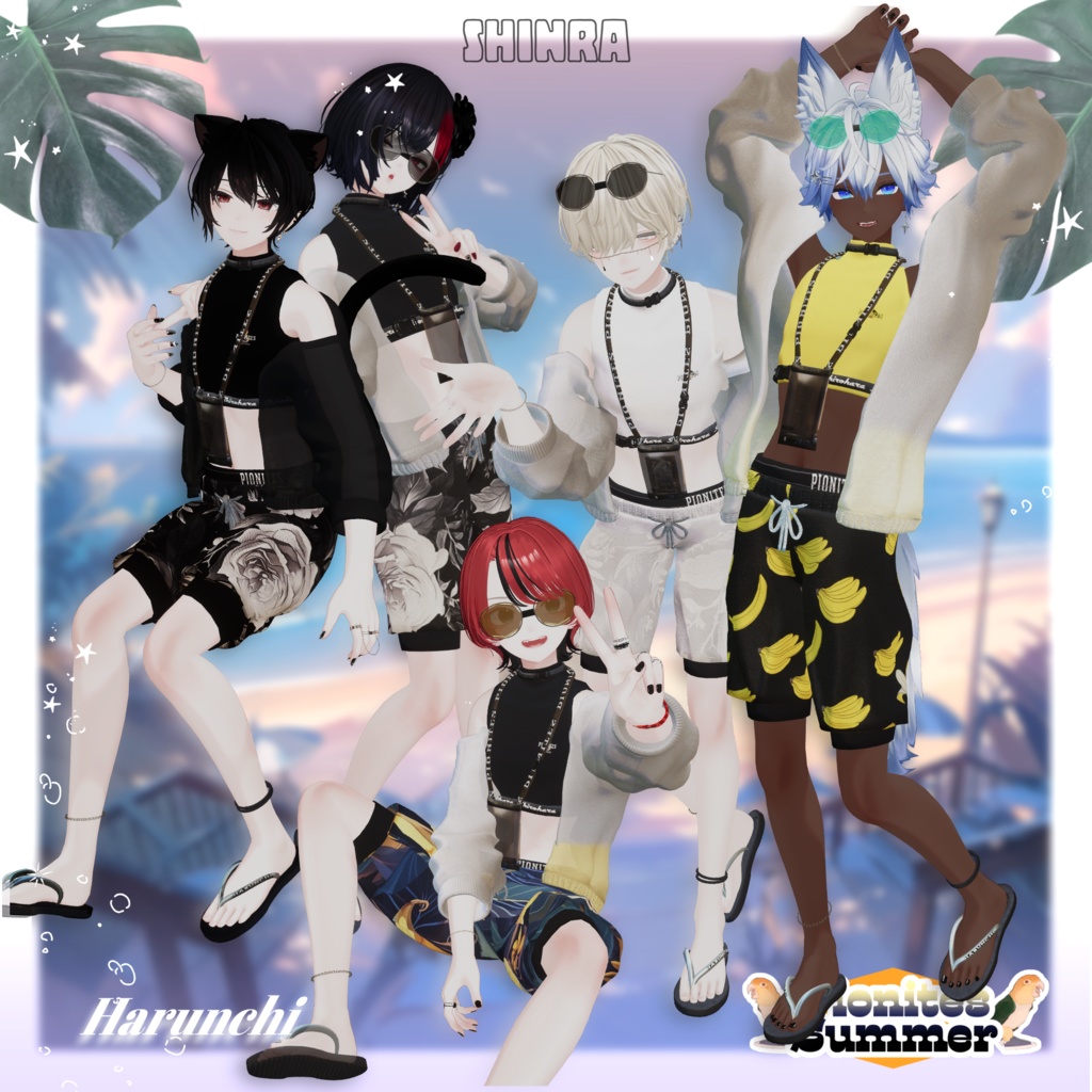 Pionites summer【5アバター、+Head 対応】