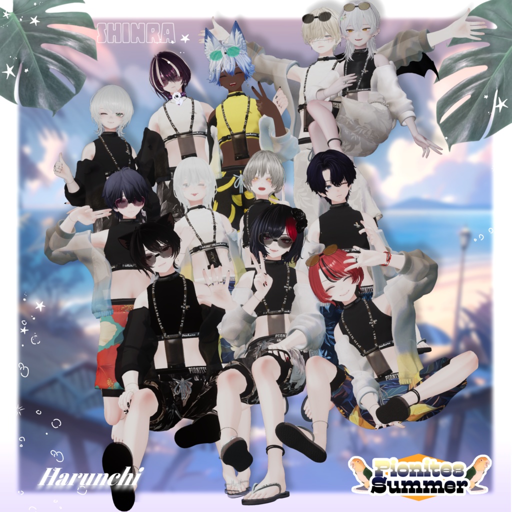 Pionites summer【5アバター、+Head 対応】