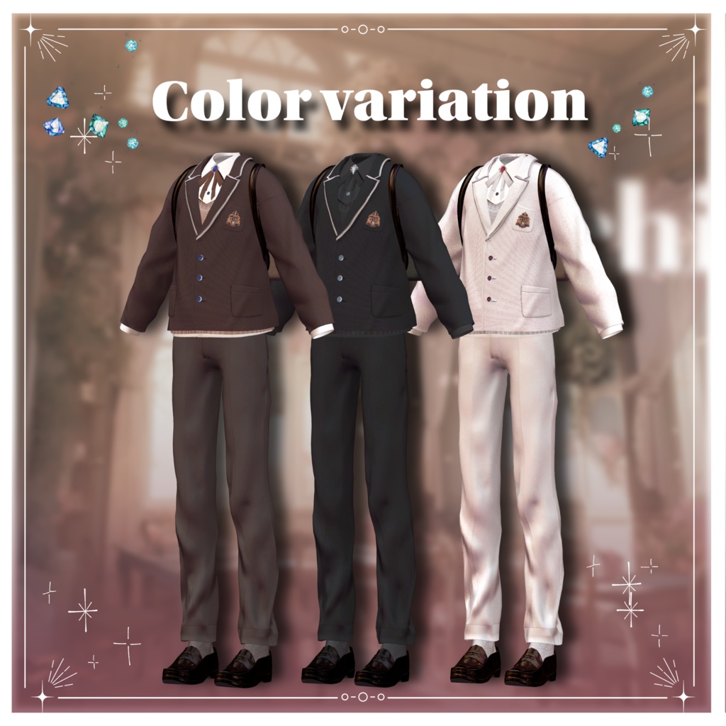 Lustrous Jemnigh【8アバター対応、コラボ衣装】