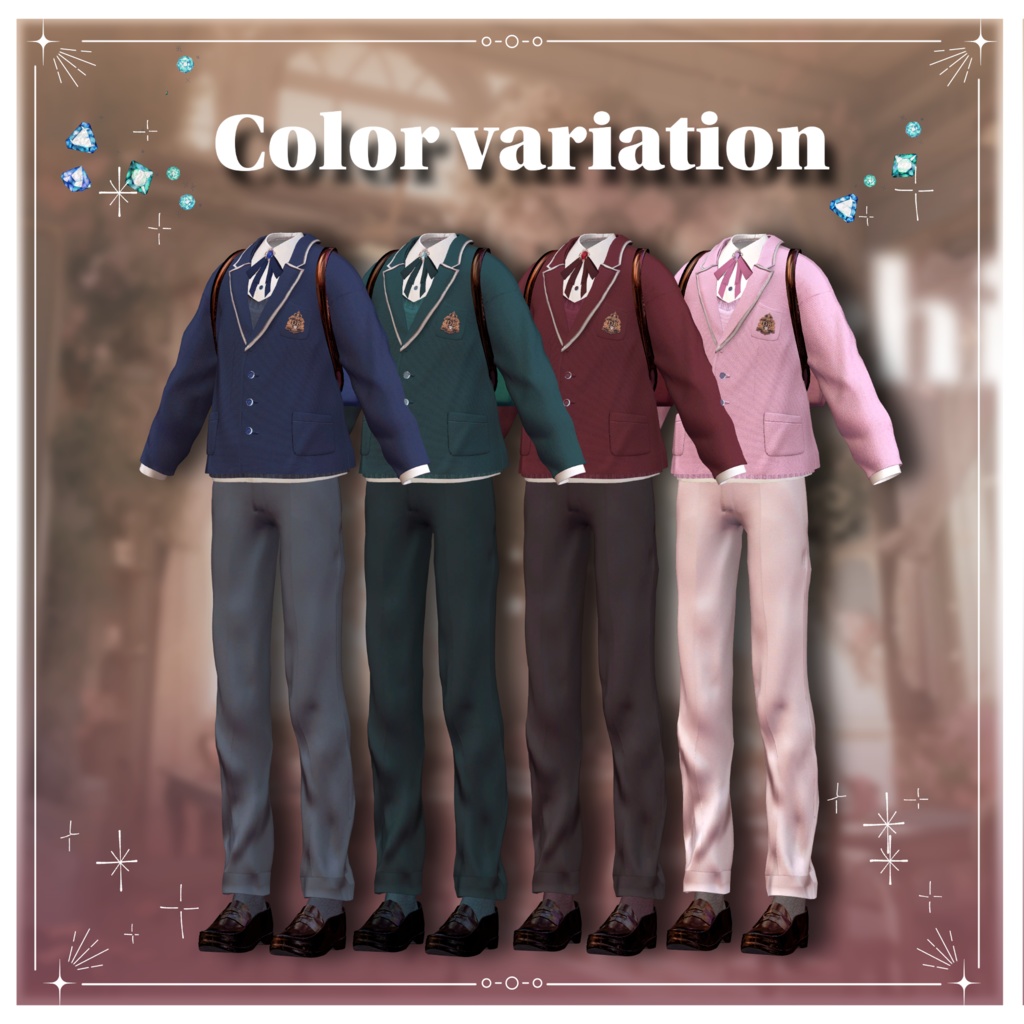 Lustrous Jemnigh【8アバター対応、コラボ衣装】