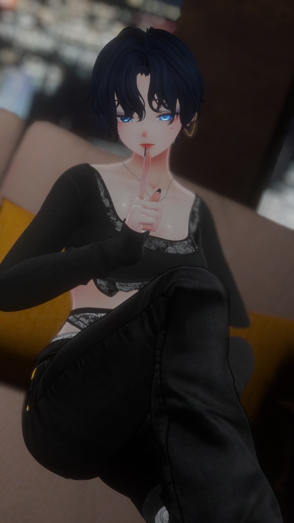 メロふわキザヘア【VRC想定hair】