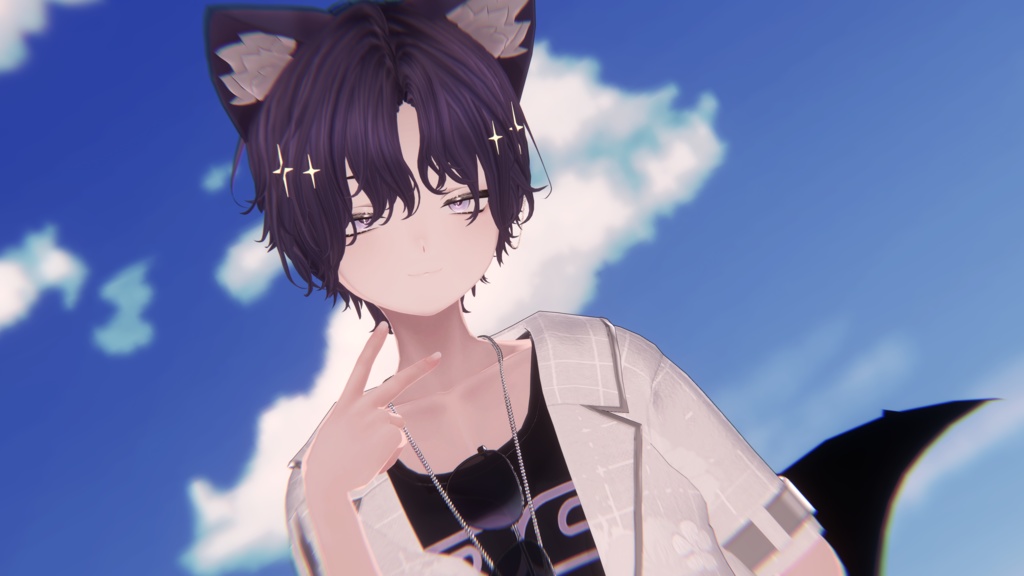 メロふわキザヘア【VRC想定hair】