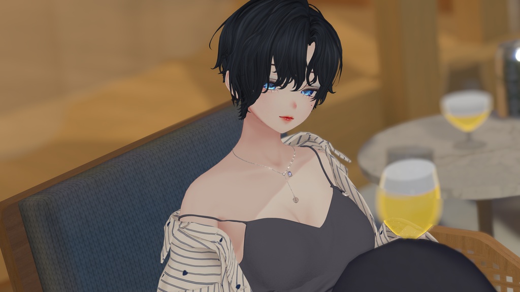 メロふわキザヘア【VRC想定hair】