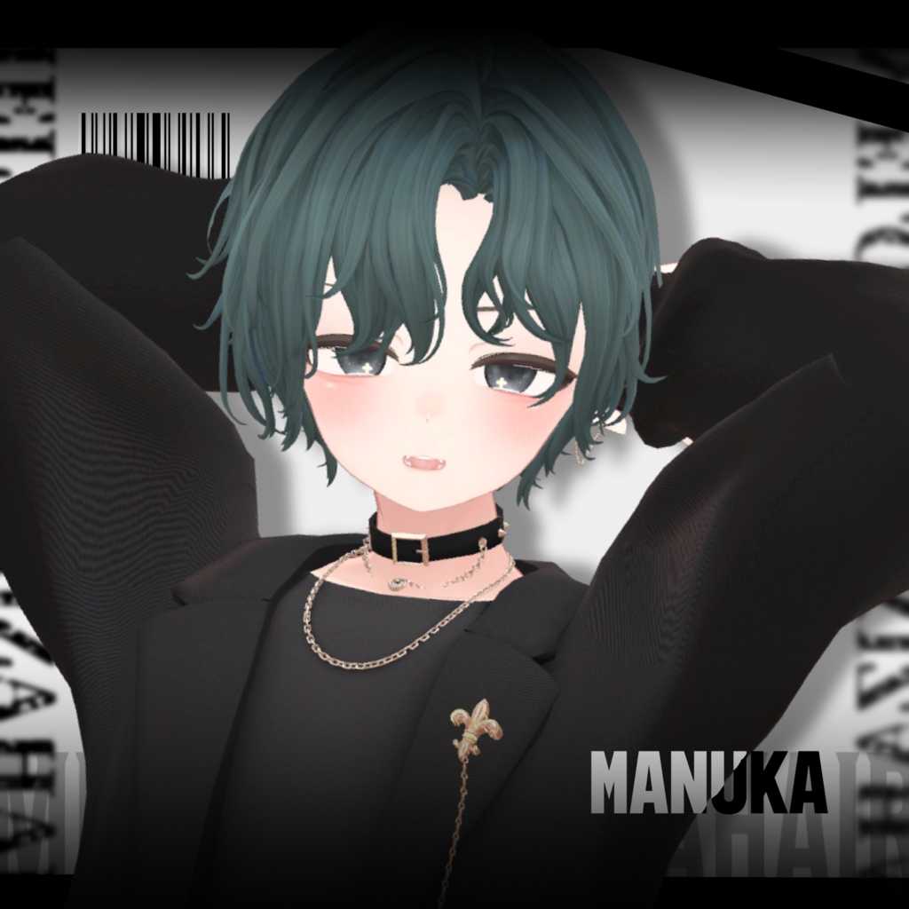 メロふわキザヘア【VRC想定hair】