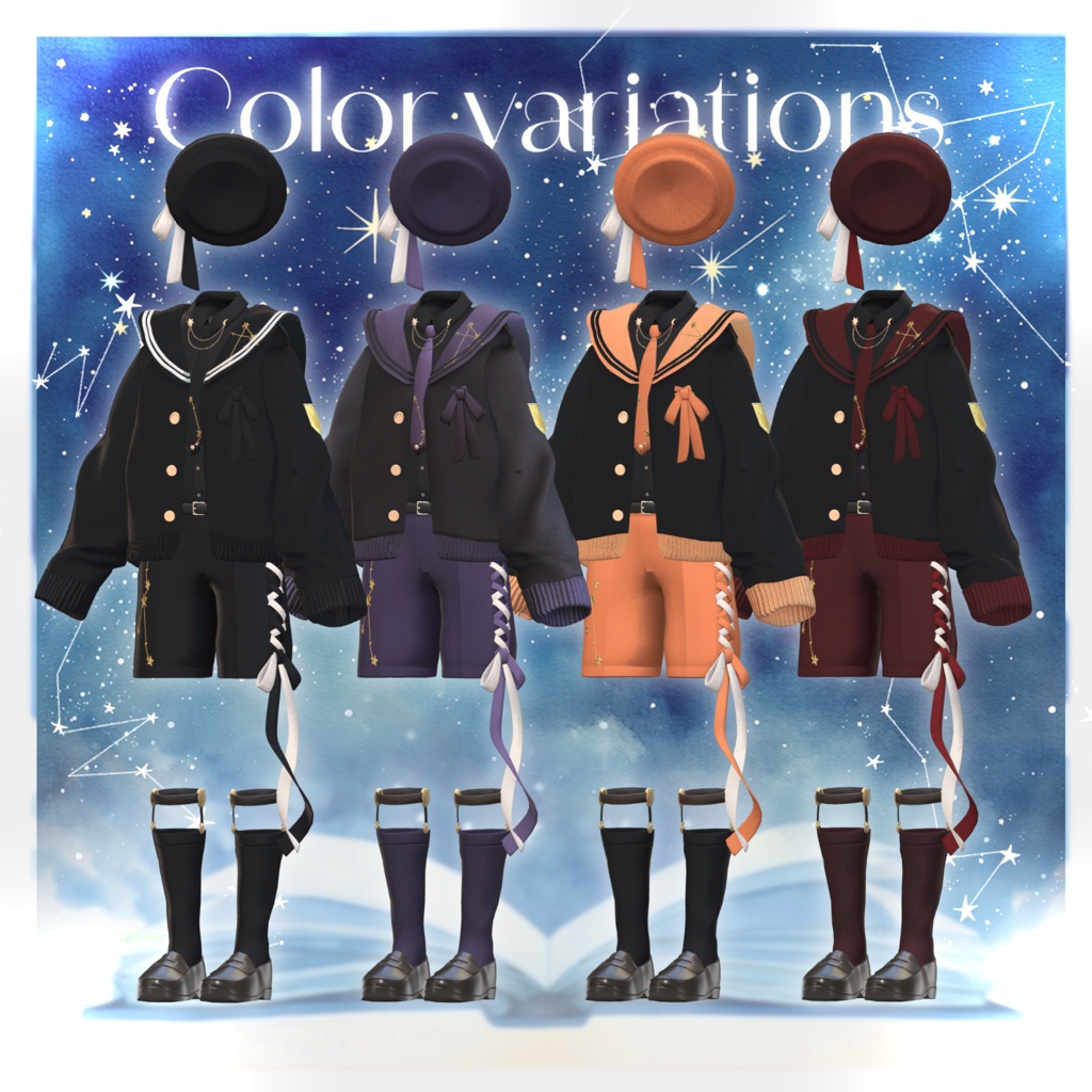 - Stitching the Stars - 【6アバター、+Head 対応】