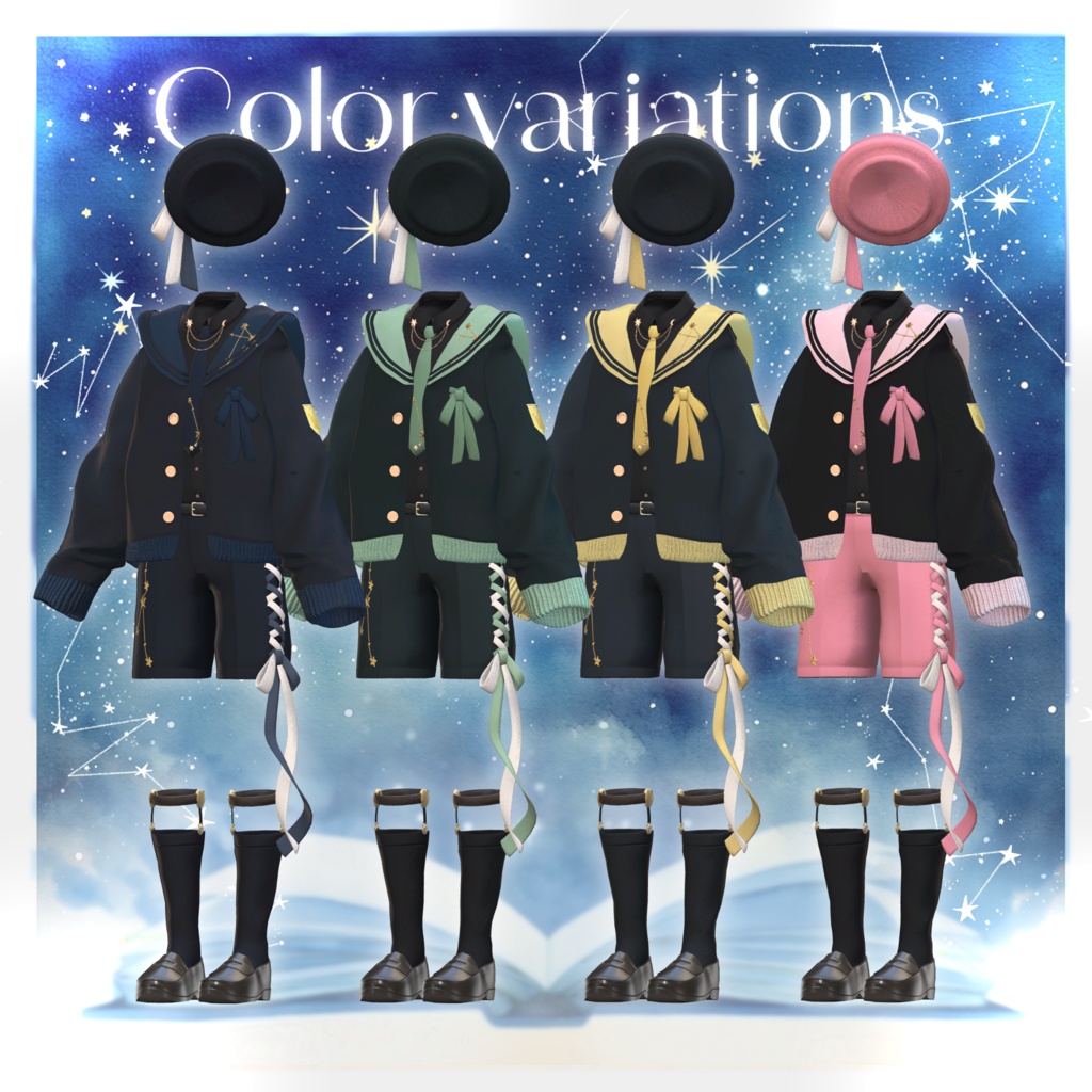 - Stitching the Stars - 【6アバター、+Head 対応】